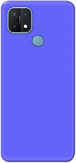 Khaalis Solid Color Blue matte finish shell case back cover for Oppo A15s - K208244