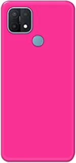 Khaalis Solid Color Pink matte finish shell case back cover for Oppo A15s - K208230