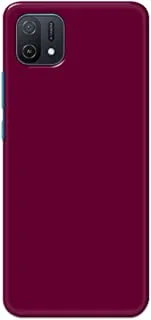 Khaalis Solid Color Purple matte finish shell case back cover for Oppo A16k - K208235