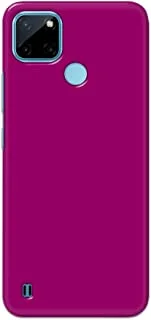Khaalis Solid Color Purple matte finish shell case back cover for Realme C21Y - K208234
