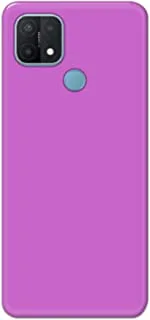 Khaalis Solid Color Purple matte finish shell case back cover for Oppo A15s - K208239