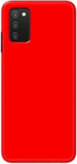 جراب خلفي متين بلون أحمر خالص من خاليس لهاتف Samsung A03s - K208227