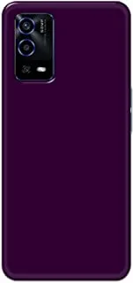Khaalis Solid Color Purple matte finish shell case back cover for Oppo A55 - K208236