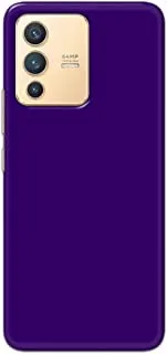 Khaalis Solid Color Purple matte finish shell case back cover for Vivo V23 - K208242