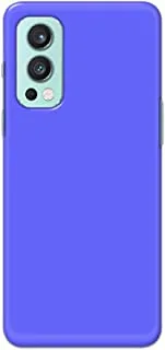 Khaalis Solid Color Blue matte finish shell case back cover for OnePlus Nord 2 5G - K208244