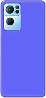 Khaalis Solid Color Blue matte finish shell case back cover for Oppo Reno 7 Pro - K208244