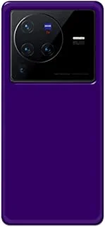 Khaalis Solid Color Purple matte finish shell case back cover for Vivo X80 Pro 5G - K208242