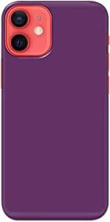 Khaalis Solid Color Purple matte finish shell case back cover for Apple iPhone 12 mini - K208237