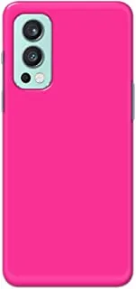 Khaalis Solid Color Pink matte finish shell case back cover for OnePlus Nord 2 5G - K208230