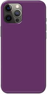 Khaalis Solid Color Purple matte finish shell case back cover for Apple iPhone 12 pro max - K208237