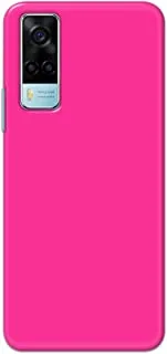 Khaalis Solid Color Pink matte finish shell case back cover for Vivo Y53s - K208230