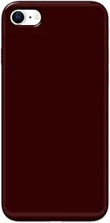 جراب خلفي بلون أحمر غير لامع من Khaalis لهاتف Apple iPhone SE (2020) - K208229