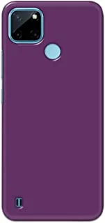 Khaalis Solid Color Purple matte finish shell case back cover for Realme C21Y - K208237