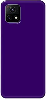 Khaalis Solid Color Purple matte finish shell case back cover for Vivo Y72 5G - K208242