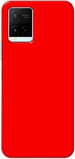 جراب خلفي متين بلون أحمر مطفي من كاليس لهاتف فيفو Y21 2021 - K208227