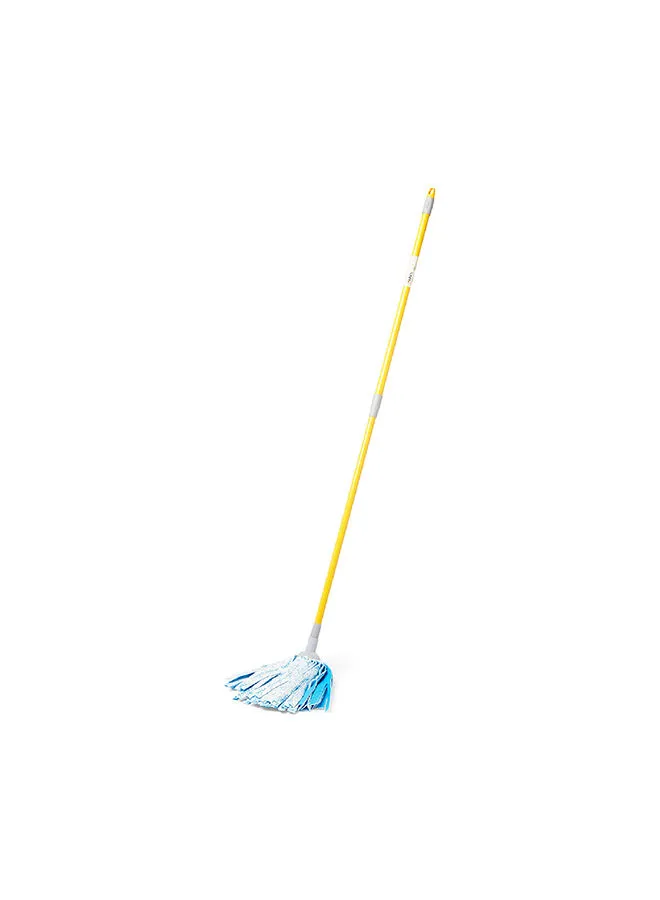 APEX Antibacterial Mop 120 GR. With Telescopic Handle yellow/white 11x77x11cm