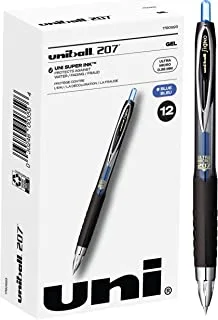 Uniball Signo 207 Gel Pen 12 Pack, 0.38mm Ultra Micro Blue Pens, Gel Ink Pens | Office Supplies Sold by Uniball are Pens, Ballpoint Pen, Colored Pens, Gel Pens, Fine Point, Smooth Writing Pens
