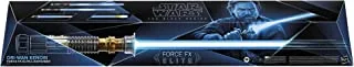 ستار وورز ذا بلاك سيريز OBI-Wan Kenobi Force FX Elite Lightsaber مع LED المتقدم والمؤثرات الصوتية ، عنصر لعب الأدوار للبالغين ، متعدد الألوان (F3906)