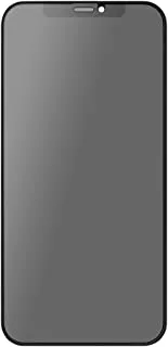 واقي شاشة زجاجي للخصوصية من بروميت ، واقي شاشة ثلاثي الأبعاد من السيليكون غير لامع وممتص للصدمات مع مقاومة للخدش ، لهاتف iPhone 12 Pro Max ، WatchDog-i12Max