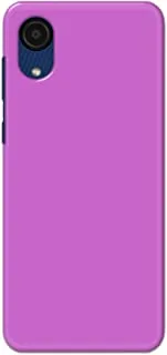 Khaalis Solid Color Purple matte finish shell case back cover for Samsung A03 Core - K208239