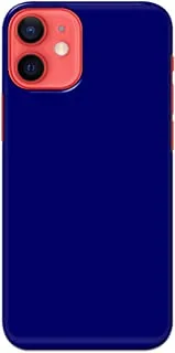 Khaalis Solid Color Blue matte finish shell case back cover for Apple iPhone 12 - K208248