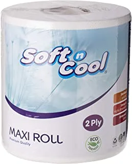 Hotpack Paper Maxi Roll، 2 Ply - 1 Roll، 130 متر، 1 وحدة