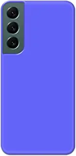 جراب خلفي متين بلون أزرق مطفأ اللمعة من خاليس لهاتف Samsung S22 - K208244