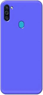 جراب خلفي متين بلون أزرق مطفأ اللمعة من خاليس لهاتف Samsung Galaxy M11 - K208244