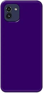 Khaalis Solid Color Purple matte finish shell case back cover for Samsung A03 - K208242