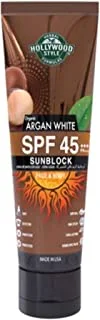 Hollywood Style Organic Argan White SPF 45 Sunscreen 100 ml