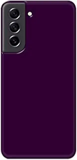 Khaalis Solid Color Purple matte finish shell case back cover for Samsung S21 FE - K208236