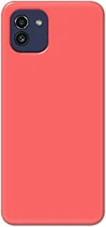 Khaalis Solid Color Pink matte finish shell case back cover for Samsung A03 - K208226