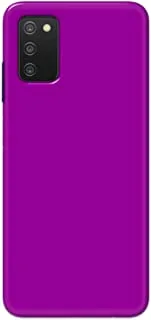 Khaalis Solid Color Purple matte finish shell case back cover for Samsung A03s - K208240
