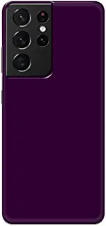 Khaalis Solid Color Purple matte finish shell case back cover for Samsung Galaxy S21 Ultra - K208236