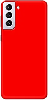 جراب خلفي متين بلون أحمر خالص من خاليس لهاتف Samsung Galaxy S21 Plus - K208227