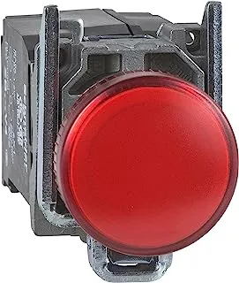 Schneider Electric XB4BVM4 230V LED Indicator Light Body, Red