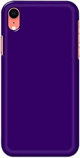 Khaalis Solid Color Purple matte finish shell case back cover for Apple iPhone XR - K208242