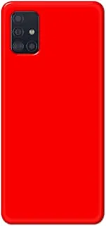 جراب خلفي متين بلون أحمر خالص من خاليس لهاتف Samsung Galaxy M31s - K208227