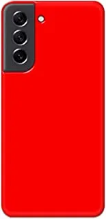 جراب خلفي متين بلون أحمر خالص من خاليس لهاتف Samsung S21 FE - K208227