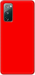 Khaalis Solid Color Red matte finish shell case back cover for Samsung Galaxy S20 FE - K208227