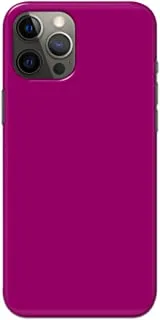 Khaalis Solid Color Purple matte finish shell case back cover for Apple iPhone 12 pro max - K208234