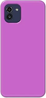 Khaalis Solid Color Purple matte finish shell case back cover for Samsung A03 - K208239