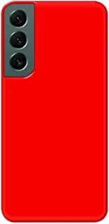 جراب خلفي متين بلون أحمر خالص من خاليس لهاتف Samsung S22 - K208227