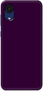 Khaalis Solid Color Purple matte finish shell case back cover for Samsung A03 Core - K208236