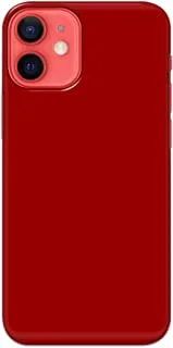 Khaalis Solid Color Red matte finish shell case back cover for Apple iPhone 12 - K208228