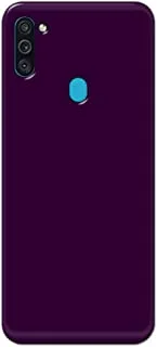 Khaalis Solid Color Purple matte finish shell case back cover for Samsung Galaxy M11 - K208236