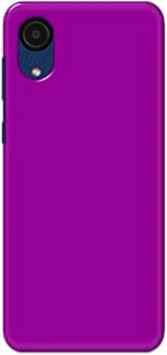 Khaalis Solid Color Purple matte finish shell case back cover for Samsung A03 Core - K208240
