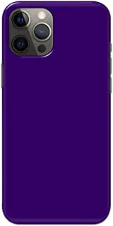 Khaalis Solid Color Purple matte finish shell case back cover for Apple iPhone 12 pro max - K208242