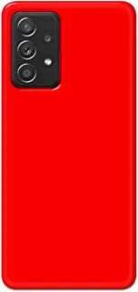 جراب خلفي متين بلون أحمر خالص من خاليس لهاتف Samsung Galaxy A52 5G - K208227