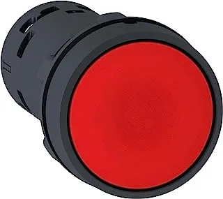 Schneider Electric 1NC Spring Return Monolithic Push Button, 22 mm Size, Red